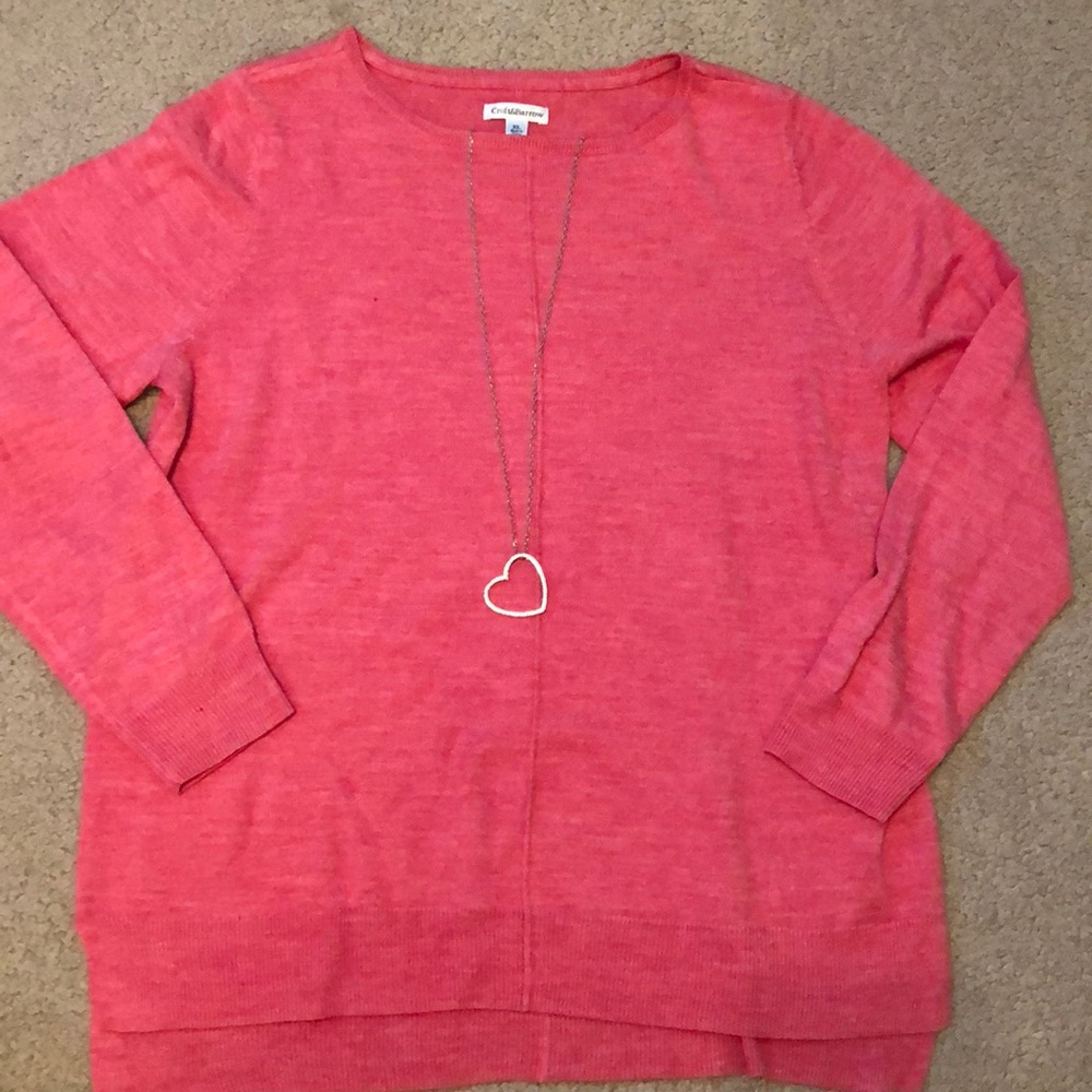 Coral sweater